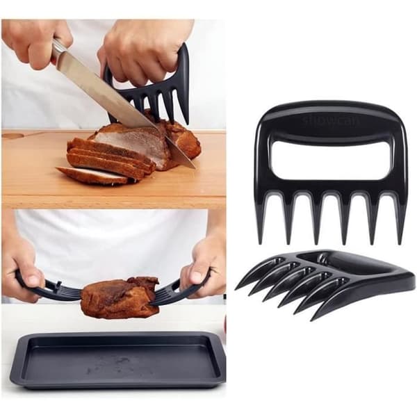 2 ST Köttgaffelklor, BBQ-klor för BBQ Grill, Smoker eller Slow Cooker - Värmebeständig, rivning, Trac[95]