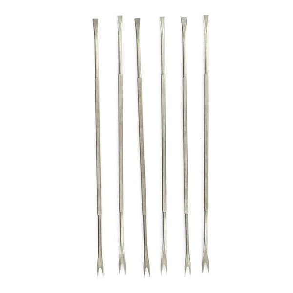 Set med 6 skaldjursgafflar i rostfritt stål Fackelmann ref. 43776