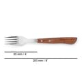 Miniatyrbild 2 av 5: Bordgaffel - ARCOS - 803900 - Rostfritt stål - Blad 9 cm - Monoblock