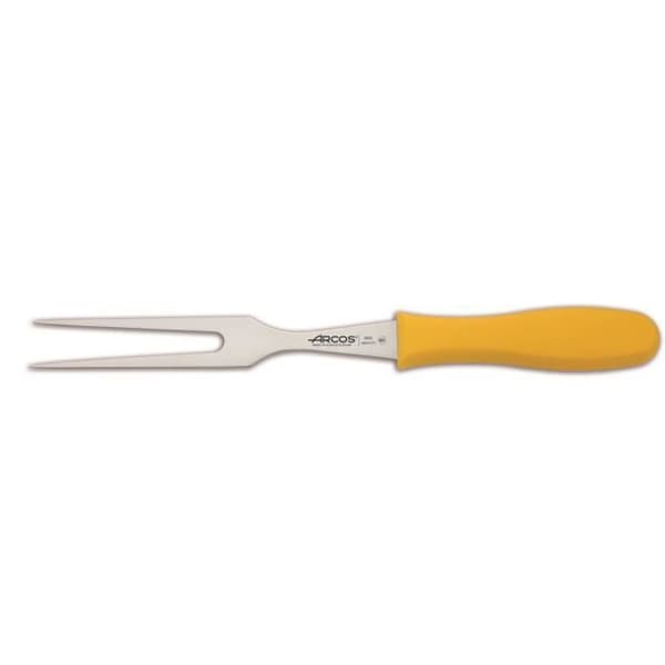 Köksredskap - ARCOS - Prof. 290300 - Ergonomisk gaffel - NITRUM rostfritt stål - Gul