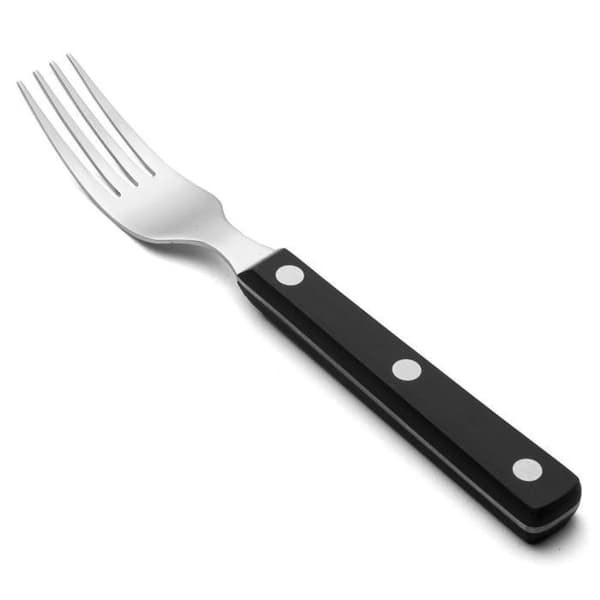ARCOS Steak Basic - Steak Gaffel (90 / 195 mm) - Rostfritt stål / Svart polyoximetylen