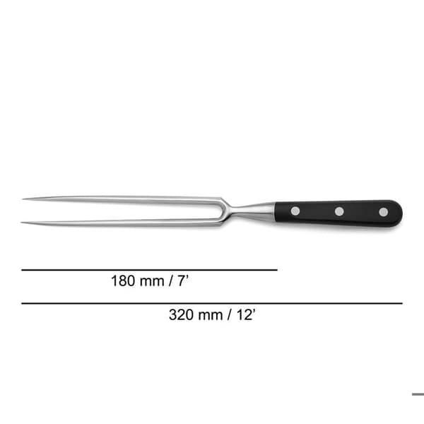 Köttgafl - ARCOS - Riviera 18cm - Smidd rostfritt stål - POM-handtag - Hög hårdhet