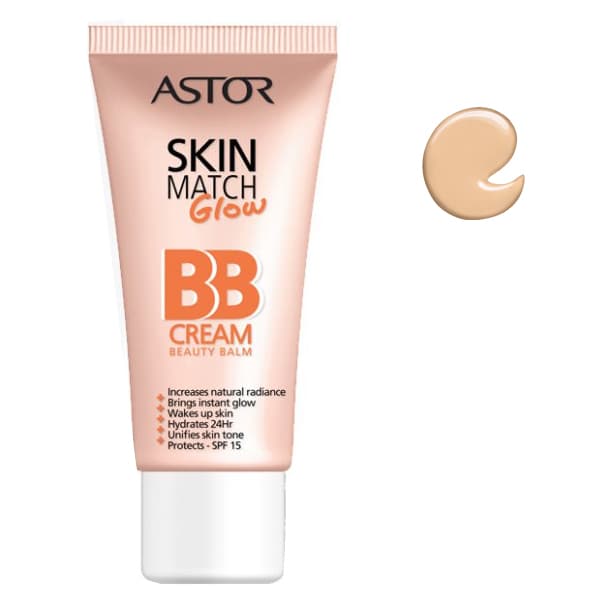 Astor Skin Match Glow BB Cream SPF 15 - 100 Ivory