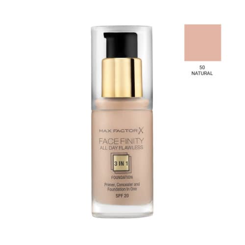 Max Factor - Facefinity All Day Flawless 3-in-1 Foundation #50 Natural 30 ml