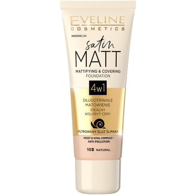 Eveline Cosmetics Satin Matt Foundation 103 Natural 30 ml