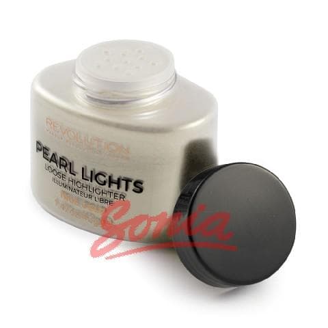 Makeup Revolution Lights Loose Pearl Loose powder highlighter illuminating True Gold 25g