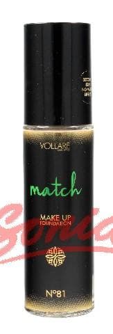 Vollare Match Primer failures against No. 81 Buff 30ml