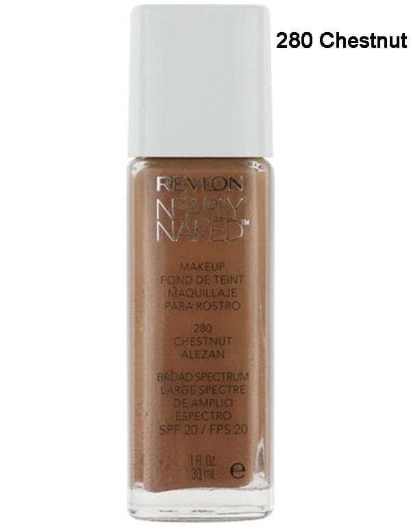 Revlon Nearly Naked Make Up Foundation SPF20 - Chestnut