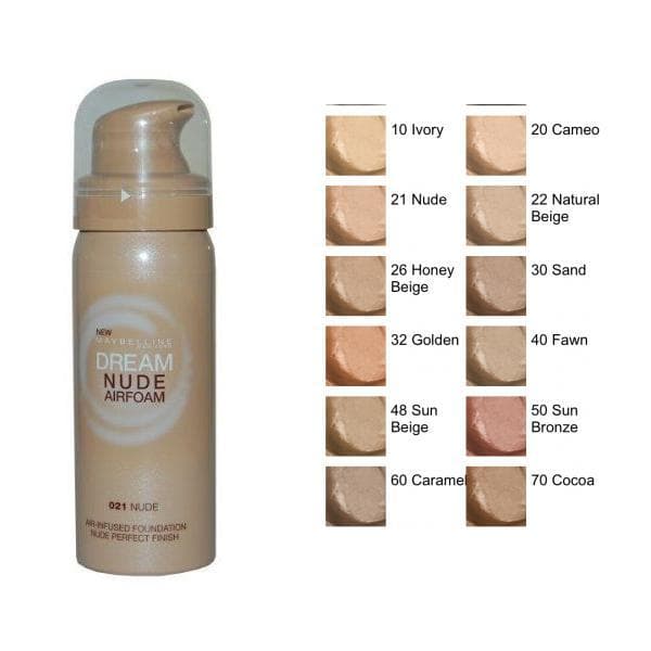 Maybelline Dream Nude Airfoam Foundation - Fawn