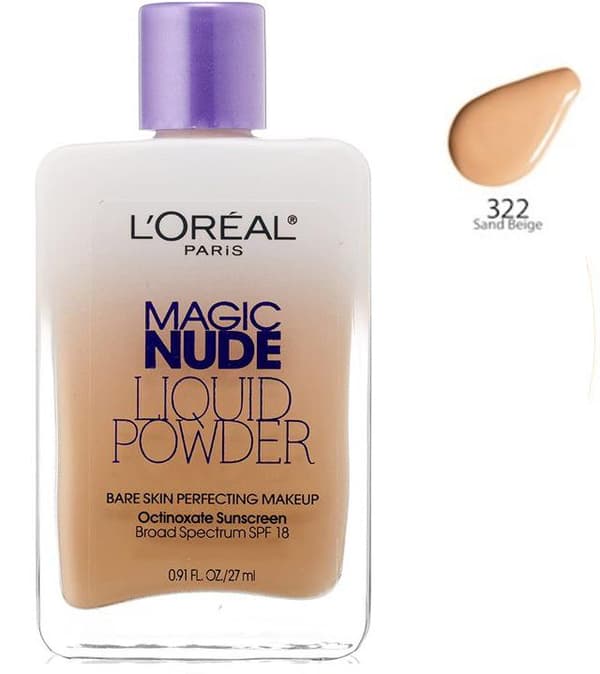 L'Oreal Nude Liquid Bare Skin Perfecting Makeup SPF18-Sand Beige