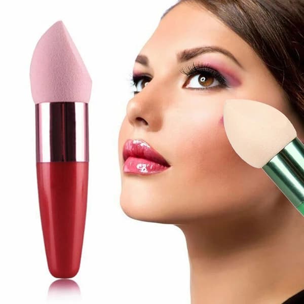 Effektfull Smidigt Foundation / Rouge Smink Borste