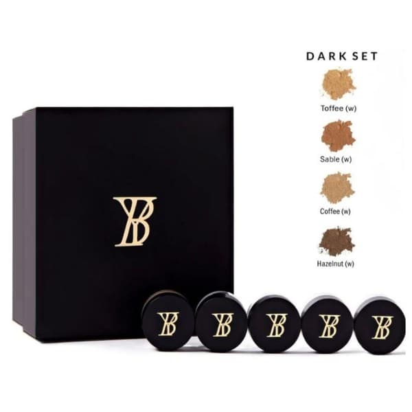Youngblood Natural Loose Mineral Foundation Minis 4 x 0,7g Loose/Dark Set