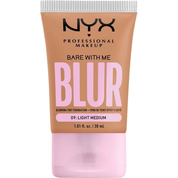 NYX PROF. MAKEUP Bare With Me Blur Tint Foundation 30ml 09 Light Medium