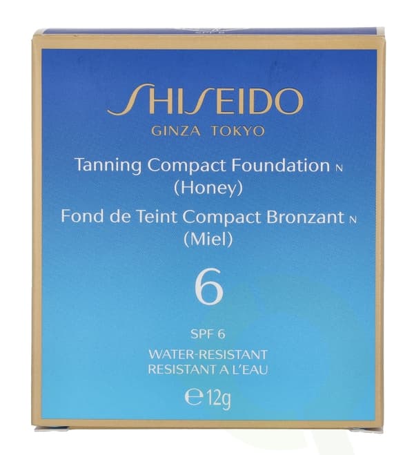 Shiseido Anti-Ag. Tanning Compact Foundation SPF6 12 gr Honey