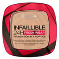 Miniatyrbillede 1 af 2: L'ORÉAL PARIS L'Oreal Infaillible 24h Fresh Wear Powder Foundation Vanilla 120