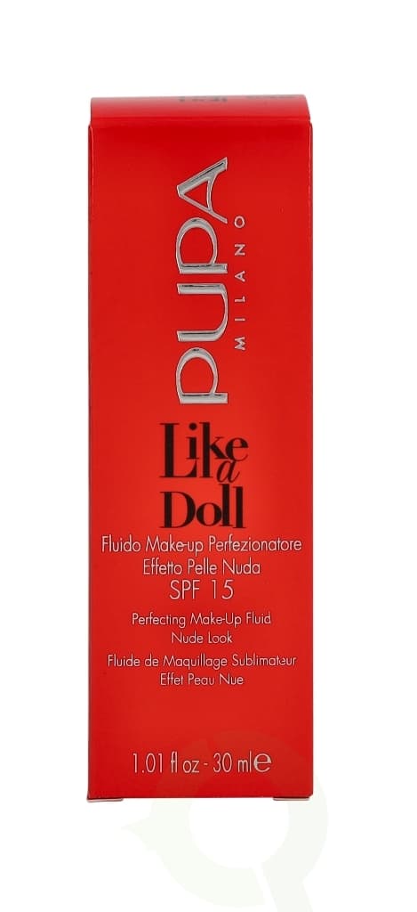 Pupa Milano Pupa Pupa Like A Doll Perfecting Make-Up Fluid SPF15 30 ml #040 Medium Beige