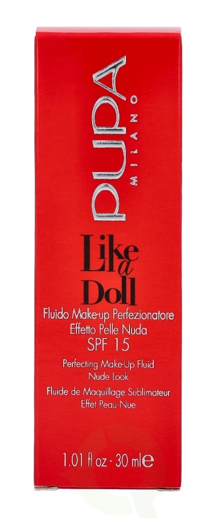 Pupa Milano Pupa Pupa Like A Doll Perfecting Make-Up Fluid SPF15 30 ml #010 Porcelain