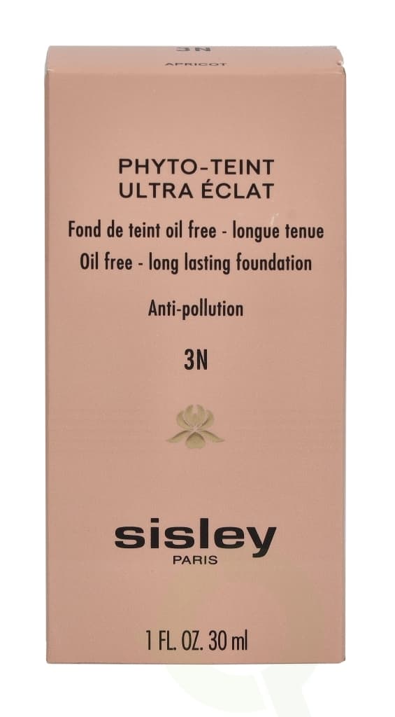 Sisley Phyto-Teint Ultra Eclat Oil Free Long Lasting Found. 30 ml #3+ Apricot