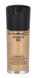 Miniatyrbillede 1 af 4: MAC Studio Fix Fluid Foundation SPF15 30 ml C40