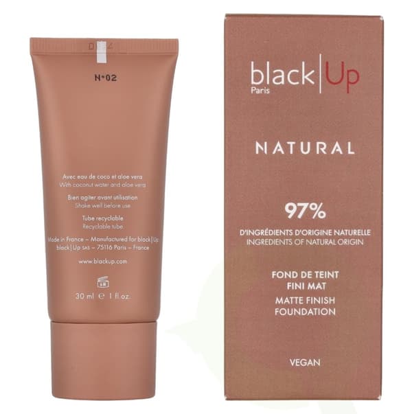 Black Up Mat Finish Foundation 30 ml #02
