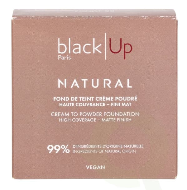 Black Up Full Cover Cream Powder Foundation 9.5 g #08