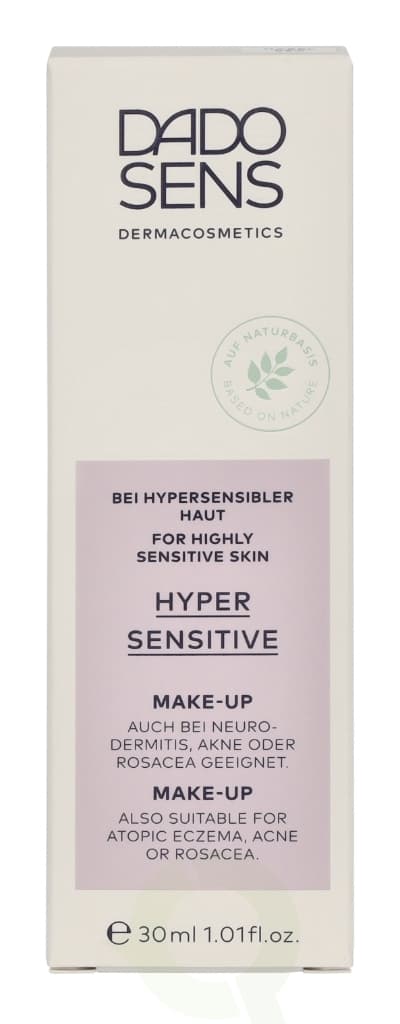 Dado Sens Hypersensitive Make-Up Foundation 30 ml #02W Hazel