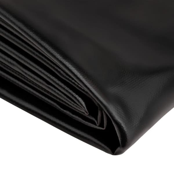 vidaXL Damduk svart 1x8 m PVC 0,5 mm