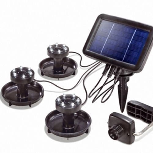 Splash 6000 soldammsbelysningssats - ESOTEC - Trio av vattenlampor - Vit - 50 mm - 18 lysdioder