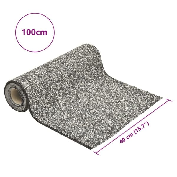 vidaXL Soravuoraus harmaa 100x40 cm