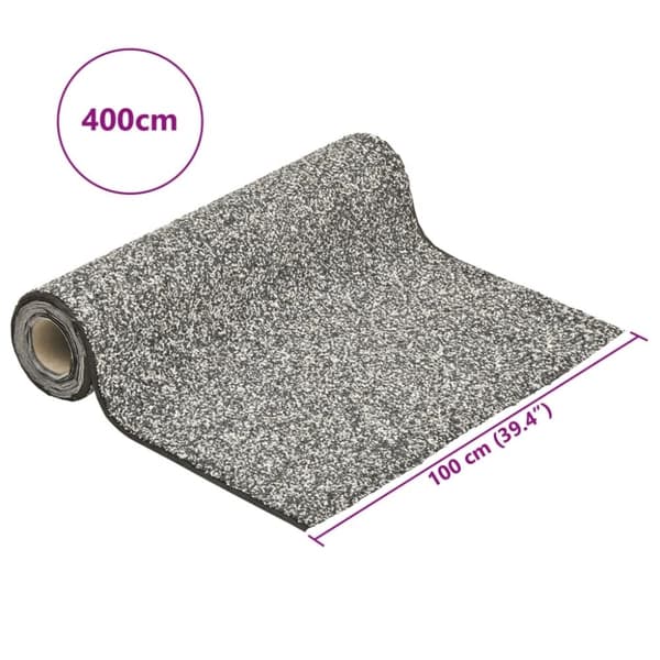 vidaXL Soravuoraus harmaa 400x100 cm