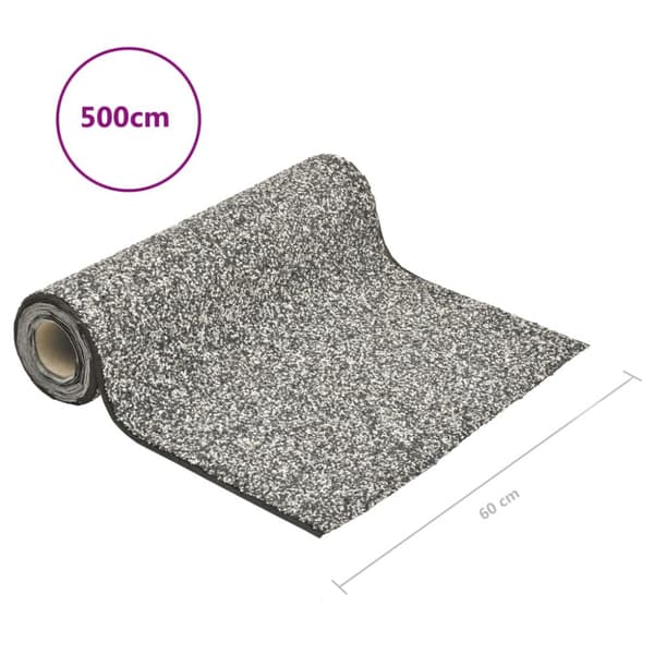 vidaXL Kantmatta grå 500x60 cm -  Tillbehör till fontäner & dammar