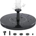 Miniatyrbillede 1 af 9: Solar springvandspumpe 13 cm, flydende vandpumpe 210 l/t, vandtæt til fuglebad og pool