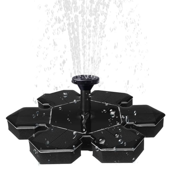 OBOSOE Solar Fountain Aurinkoenergialla toimiva suihkulähde suihkulähde / vesipumppu