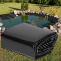 Miniatyrbild 1 av 9: Lollanda Svart HDPE Pond Liner – Tjock och UV-beständig Fiskdamm Membran för Utomhus Fiskdammar och Dammanläggningar