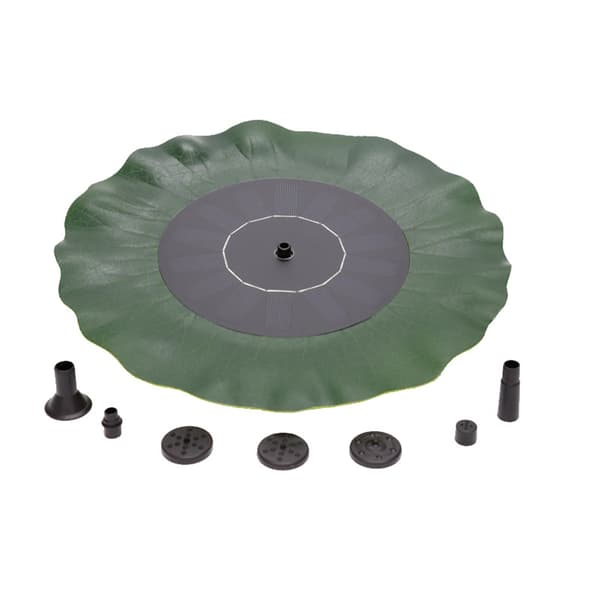 Lotus-fontene med solcellelading