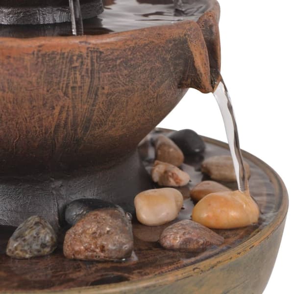 Inomhusfontän med pump polyresin