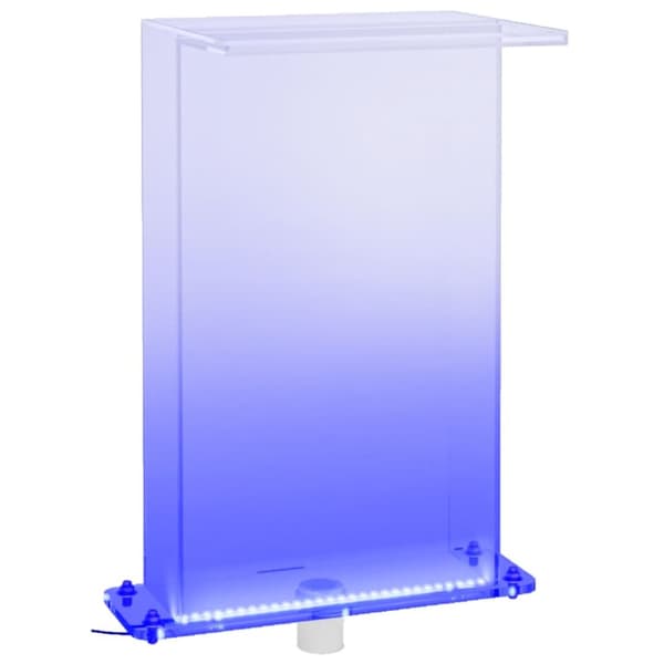 Uima-altaan suihkulähde RGB LED-valoilla akryyli 51 cm