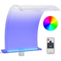 Miniatyrbillede 2 af 9: poolfontæne m. RGB LED'er 50 cm akryl