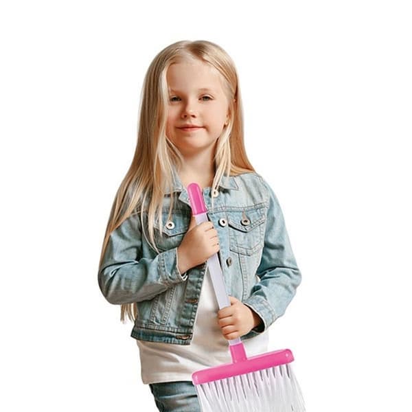 Toi-Toys Husstädningslekset 3-delat Rosa/Vit