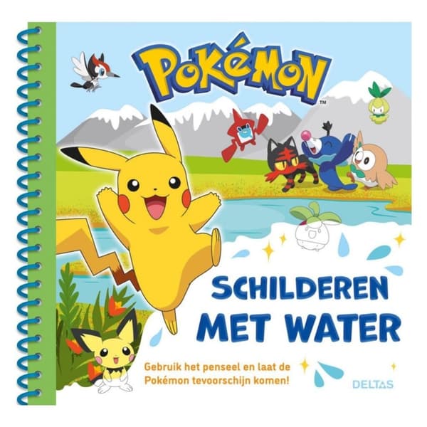 Pokémon målning med vatten