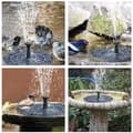 Miniatyrbillede 9 af 9: OBOSOE Solar Springvandspumpe 13 cm, Flydende Vandpumpe 210 L/t, Vandtæt til Fuglebad og Pool