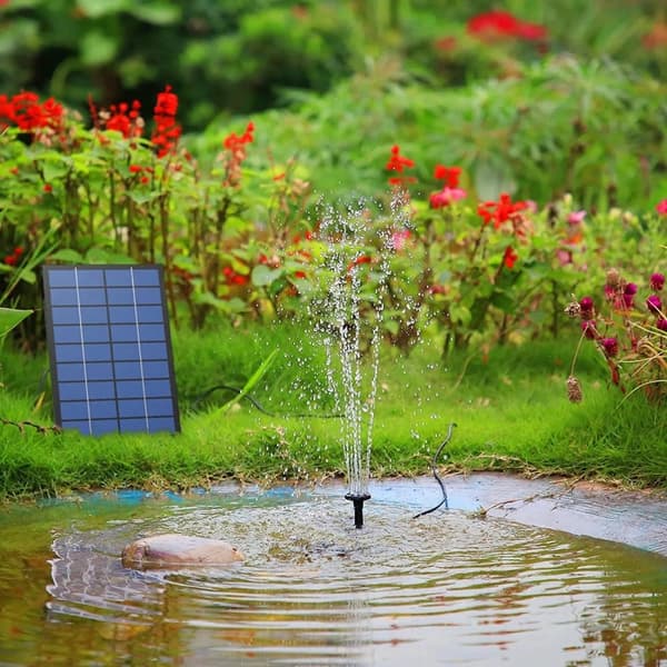 Bomclap Water Fountain aurinkoenergialla toimiva 2,5 W 6 suuttimella – Solar Fountain Fountain Pump