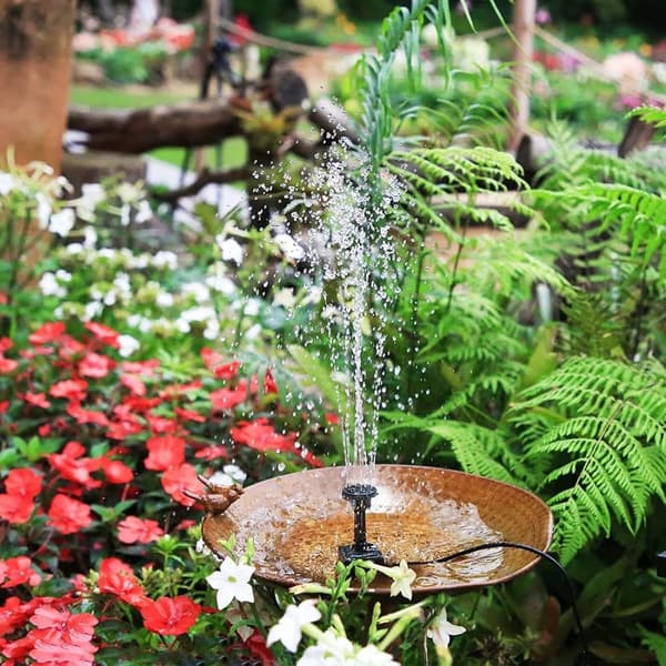 Bomclap Water Fountain aurinkoenergialla toimiva 2,5 W 6 suuttimella – Solar Fountain Fountain Pump