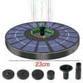 Miniatyrbillede 5 af 5: OBOSOE Solar Springvand 23 cm med LED – Vandfontæne/Soldrevet Udendørs Sort