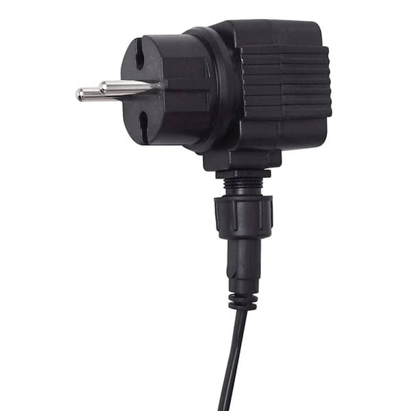 vidaXL Suorakaide Uima-altaan Suihkulähde LED:llä Ruostumaton Teräs 45 cm