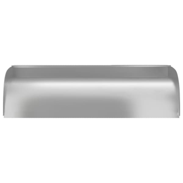 vidaXL havespringvand med LED-lys 60x34x14 cm rustfrit stål 304