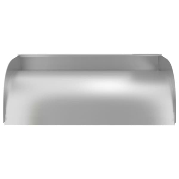 vidaXL havespringvand med LED-lys 45x34x14 cm rustfrit stål 304