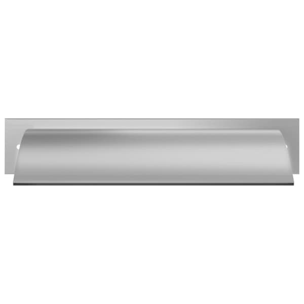 vidaXL Bassengfontene sølv 45x9x26 cm rustfritt stål