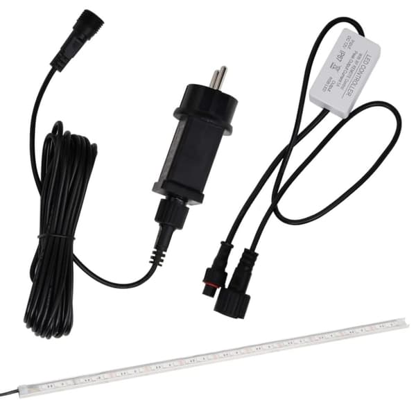vidaXL Vannfall med RGB LED akryl 90 cm