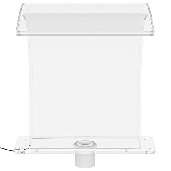 vidaXL Bassengfontene med RGB LED akryl 50 cm